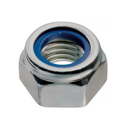 Nylock Nuts zinc plated M3 - M48 stainless steel M3 - M24 metric fine